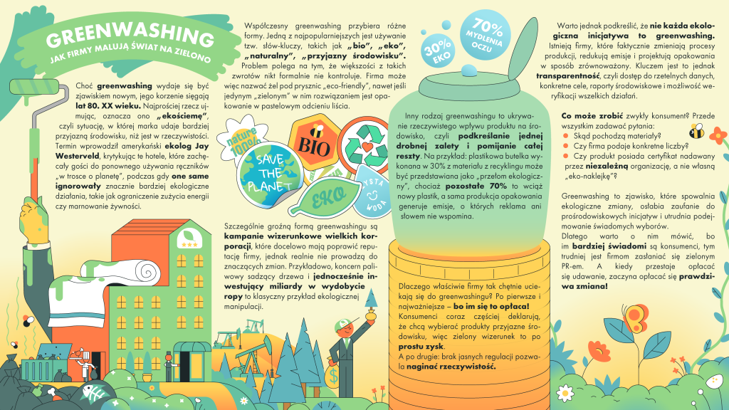 Greenwashing – jak firmy malują świat na zielono